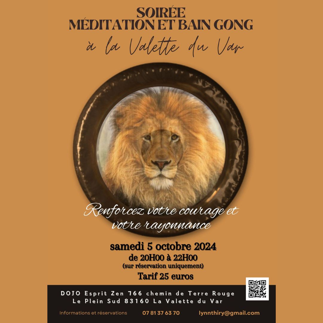 Soirée Méditation et Bain Gong